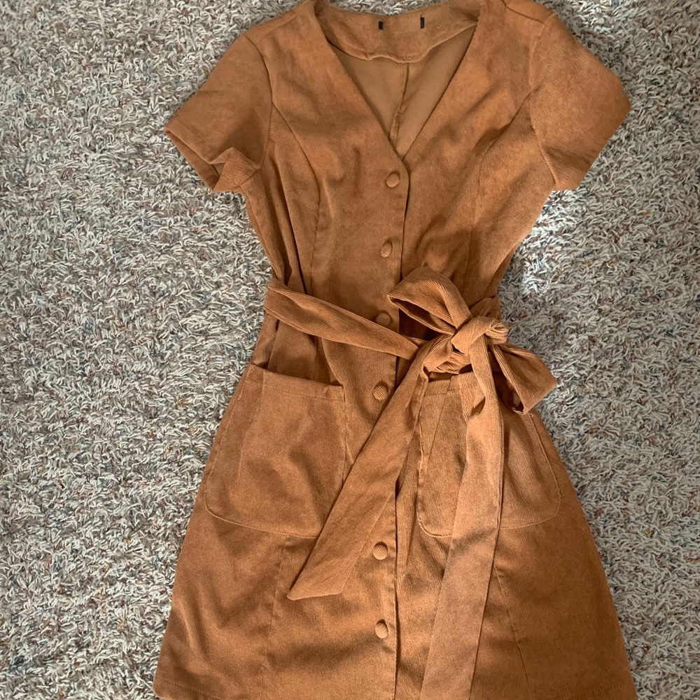 VINTAGE Corduroy Dress